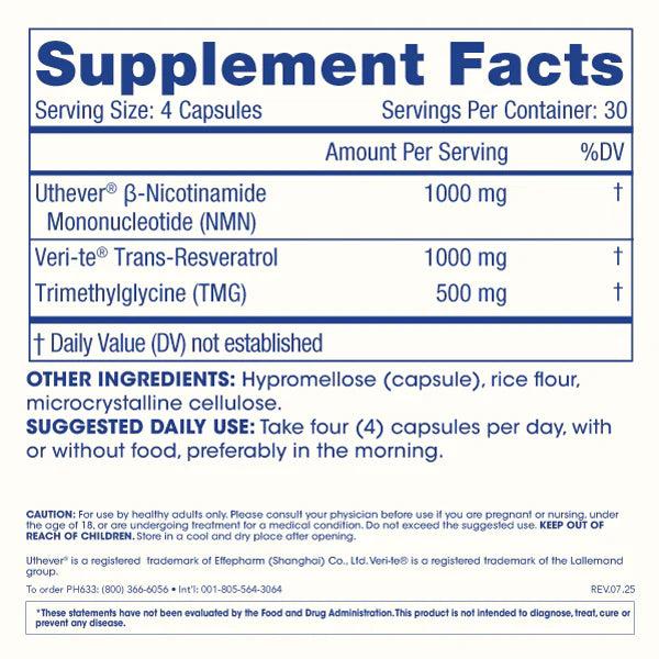NMN 牌子 | ProHealth NMN PRO COMPLETE | NMN 濃度 label