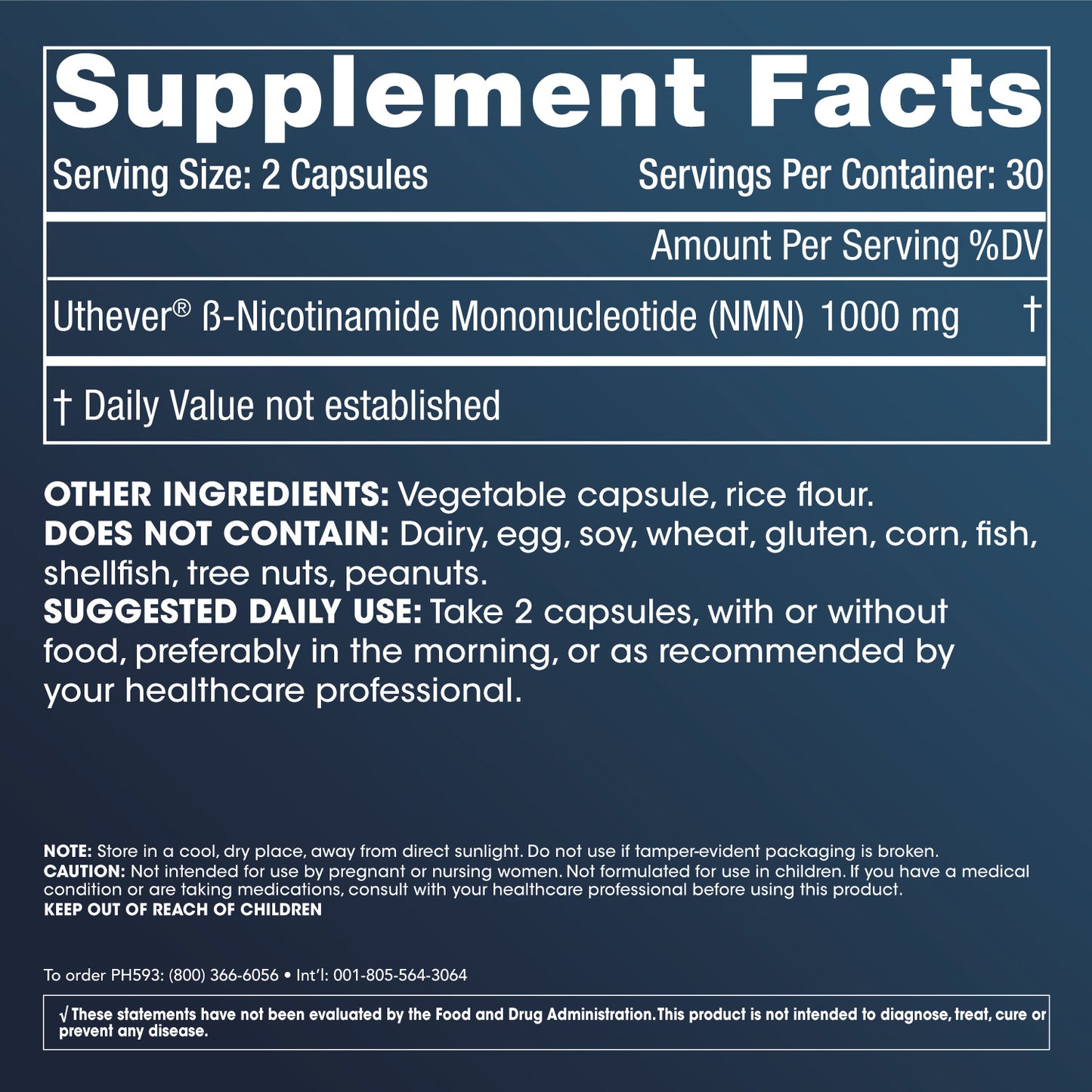 NMN 牌子 | ProHealth NMN PRO 1000mg | NMN 濃度 label