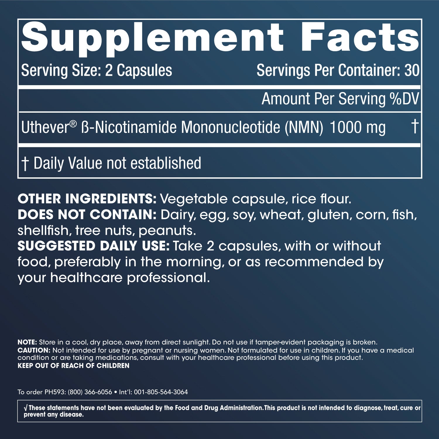 NMN 牌子 | ProHealth NMN PRO 1000mg | NMN 濃度 label